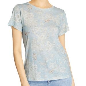 Sanderson of London x PAIGE Harrods Ellison Bird Floral Short Sleeve Tee - M